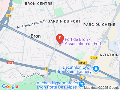 parking Fort de Bron Bron