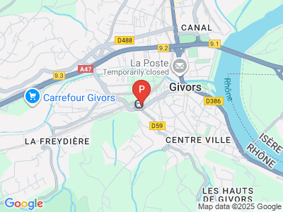 parking Gare de Givors Ville Givors