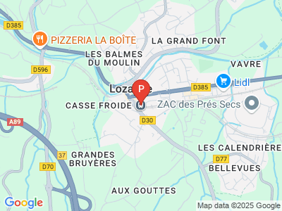 parking Gare de Lozanne
