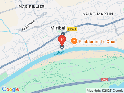 parking Gare de Miribel